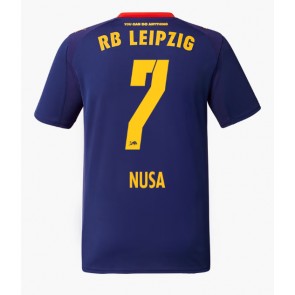 RB Leipzig Antonio Nusa #7 Gostujuci Dres 2025-26 Kratak Rukavima